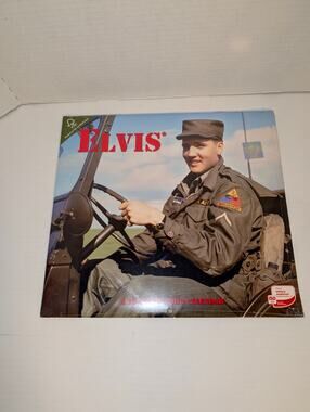 Sealed 2010 ELVIS PRESLEY 16 Month Calendar RARE Color Army Photos Pictures